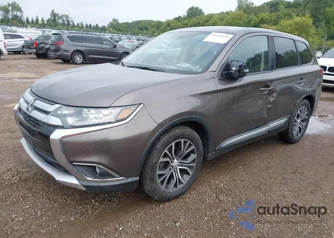 2017 Mitsubishi Outlander Se из США, поврежденный, VIN JA4AD3A3XHZ041224